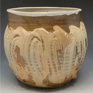 Wood fired planter pot jardiner